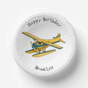 Bols En Carton Illustration d'hydravion