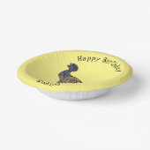 Bols En Carton Illustration d'oiseau de curassow (Angulaire)