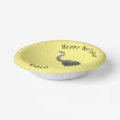 Bols En Carton Illustration d'oiseau de rhée (Angulaire)