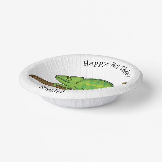 Bols En Carton Illustration du caméléon de la parson (Angulaire)