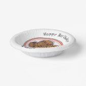 Bols En Carton Illustration du cookie de puce à chocolat (Angulaire)