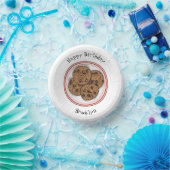 Bols En Carton Illustration du cookie de puce à chocolat (Fête)