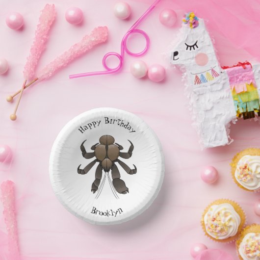 Bols En Carton Illustration du crabe de coco (Fête)