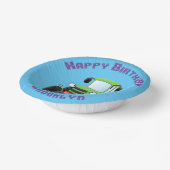 Bols En Carton Illustration du joli joyeux tracteur agricole vert (Angulaire)