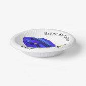 Bols En Carton Illustration du poisson de la cuve bleue (Angulaire)