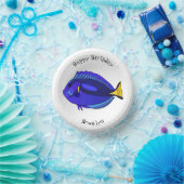 Bols En Carton Illustration du poisson de la cuve bleue (Fête)