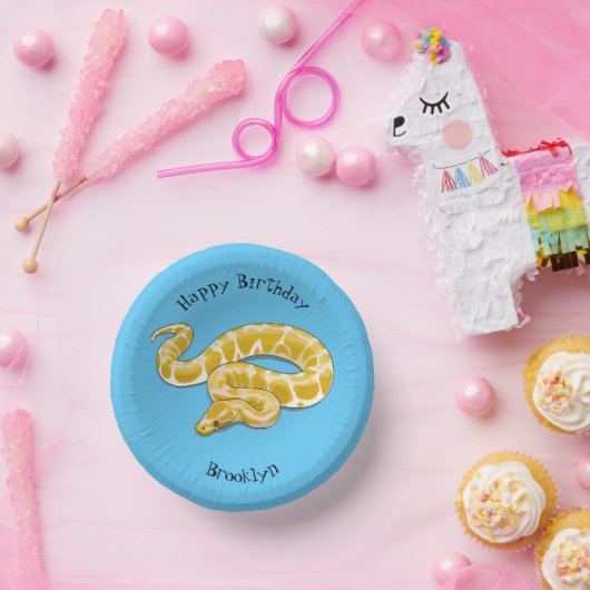 Bols En Carton Illustration du serpent python birman (Fête)