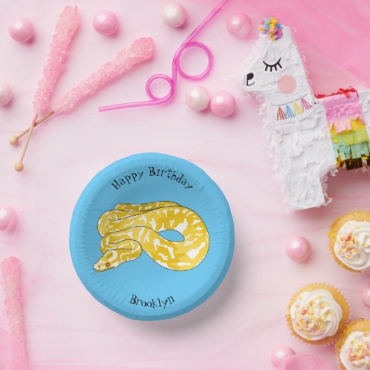 Bols En Carton Illustration du serpent python birman (Fête)