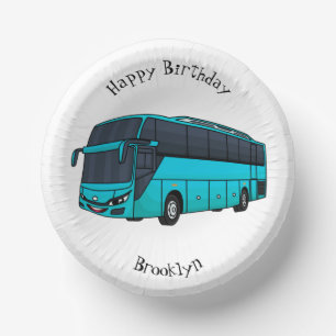 Bols En Carton Illustration d'un autobus à passagers moderne