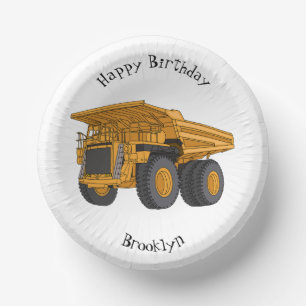 Bols En Carton Illustration d'un camion à grande échelle