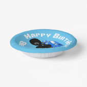 Bols En Carton Illustration d'un camion monstre bleu mou (Angulaire)