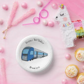 Bols En Carton Illustration d'un train électrique (Fête)