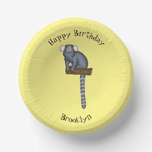 Bols En Carton Illustration marmoset commune (Recto)