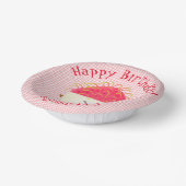 Bols En Carton Illustration mignon du ramboutan rose (Angulaire)