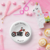 Bols En Carton Illustration motocyclette de style hélicoïdal (Fête)