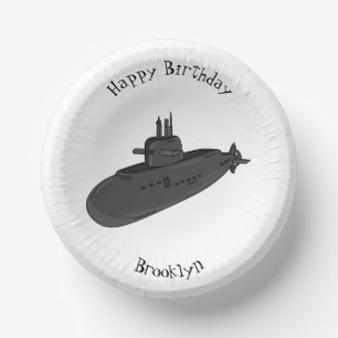 Bols En Carton Illustration sous-marine