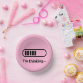 Bols En Carton I'm Thinking... Loading Progress Bar Pink Minimali (Fête)