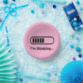 Bols En Carton I'm Thinking... Loading Progress Bar Pink Minimali (Fête)