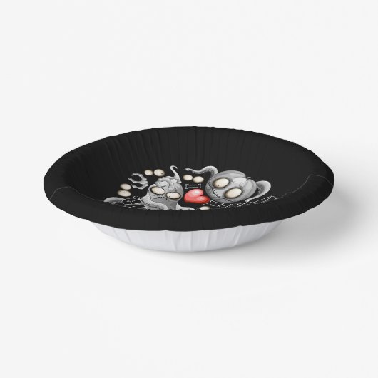 Bols En Carton J'aime les monstres parce que les gens aiment les  (Angulaire)