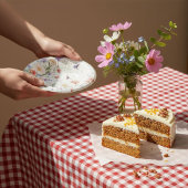 Bols En Carton Jardin de fête floral à l'aquarelle avec colibri