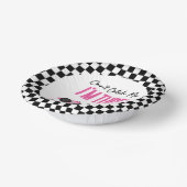 Bols En Carton Je ne peux pas me rattraper Pink Race Car 3e fête (Angulaire)