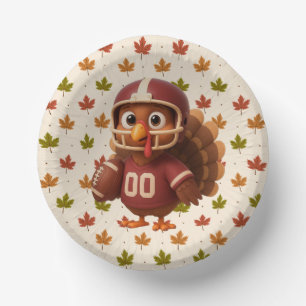 Bols En Carton Joli dindon de football de jour de Thanksgiving