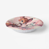 Bols En Carton Joli renard de caricature Saint Valentin (Angulaire)