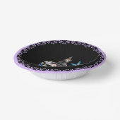 Bols En Carton Jour De La Morte Chat Crâne Sucre Et Papillon (Angulaire)