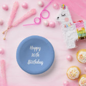 Bols En Carton Joyeux 16e anniversaire Cornflower Blue Custom 202 (Fête)