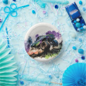 Bols En Carton Joyeux anniversaire Monster Truck Smash Crash Boy (Fête)