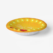 Bols En Carton Joyeux Diwali Jaune (Angulaire)