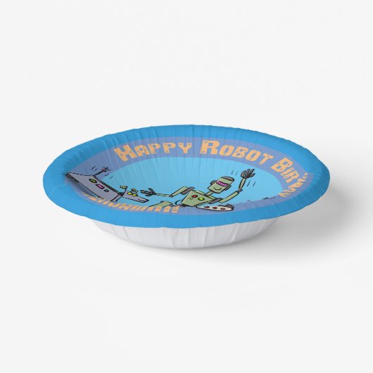 Bols En Carton Joyeux joli joli joli dessin de robots (Angulaire)