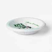 Bols En Carton Joyeux Noël ! Snowman avec amis (Angulaire)