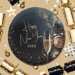 Bols En Carton Joyeux Nouvel An Champagne Chic