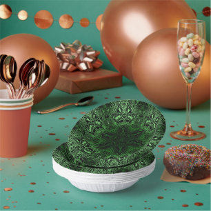 Bols En Carton Kaleidoscope vert