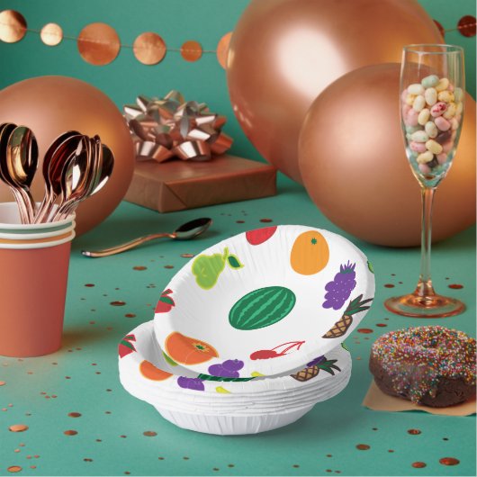 Bols En Carton L'art des fruits (Multi)