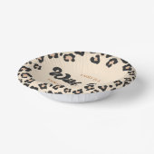 Bols En Carton Leopard Cheetah Imprimer Wild Un 1er anniversaire  (Angulaire)