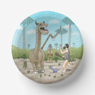 Bols En Carton Les dinosaures rencontrent l'âge de pierre