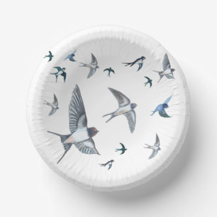 Bols En Carton L'Illustration De L'Avalière Volante