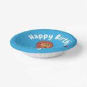 Bols En Carton Lion drôle mignon avec dessin animé papillon (Angulaire)