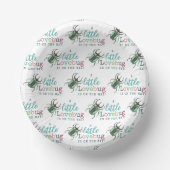 Bols En Carton Little Love Bug sur le chemin Baby shower (Recto)