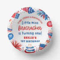 Little Miss Firecracker 4 juillet 1er anniversaire