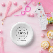 Bols En Carton Logo promotionnel personnalisé - Pas de commande m (Fête)