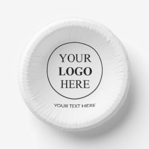 Bols En Carton Logo promotionnel personnalisé - Pas de commande m
