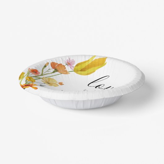 Bols En Carton Love is in Bloom Spring Wildflower Bridal Shower (Angulaire)