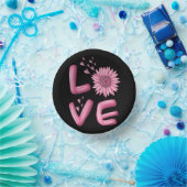 Bols En Carton Love Tournesol Rose (Fête)