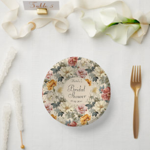 Bols En Carton Luxueux beau vintage fleur Mariage
