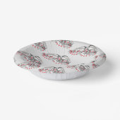 Bols En Carton Maine Chickadee Bird hiver Noël Vacances Neige (Angulaire)