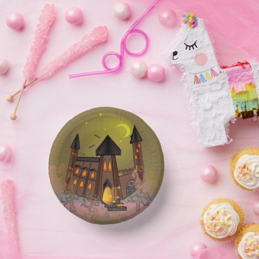 Bols En Carton Maison de sorcière éffrayante Halloween et château (Fête)