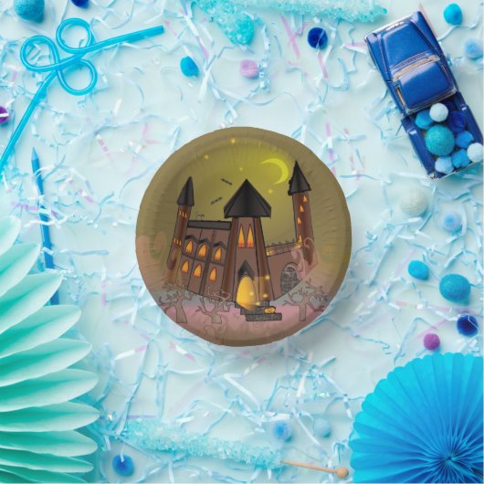 Bols En Carton Maison de sorcière éffrayante Halloween et château (Fête)